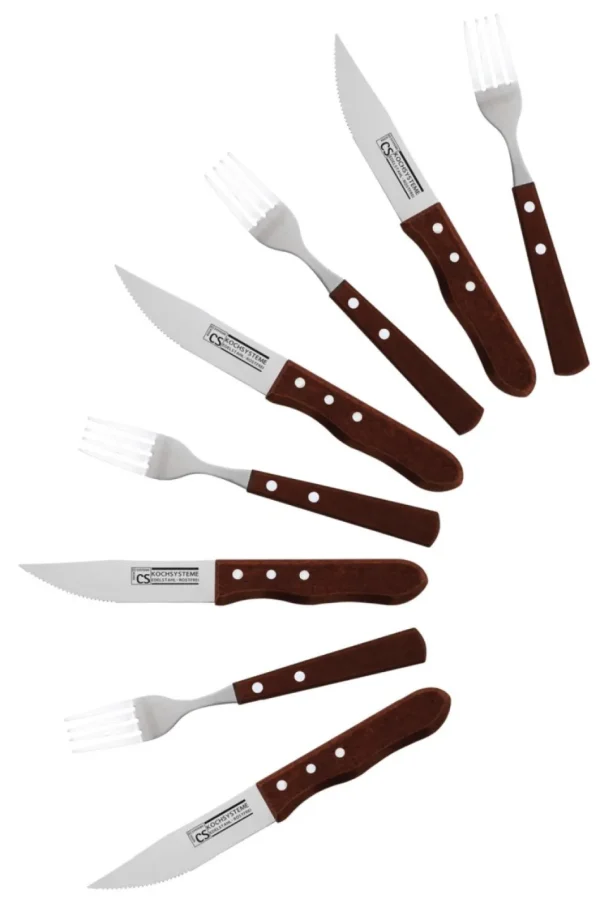 Koch BRÜHL 8tlg. Jumbo Steakbesteck Set