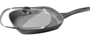 Koch EMDEN Steakpfanne mit Deckel 28x28x4 cm