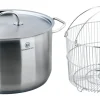 Koch PRO-X Suppentopf mit Dämpfeinsatz 18/10, 28 cm, 10 L